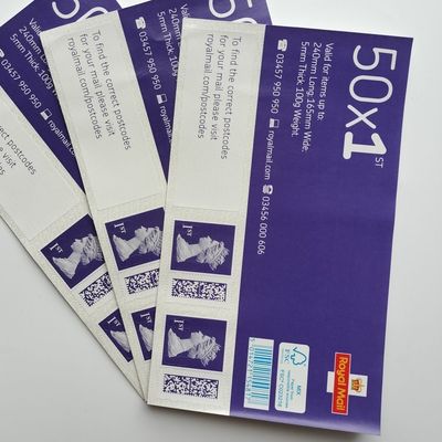 Offset Printing Postage Stamp Label for High-Performance Packages