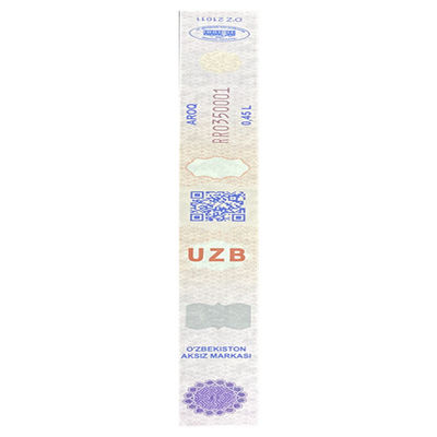 Custom Rectangle Security Stickers Digital/Offset Printing Logo Options Roll/Sheet Packaging Barcode Yes/No