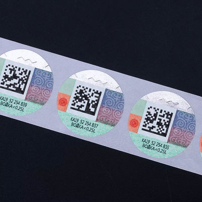 Permanent QR Code Label Scalability Removable Custom Sticker Paper