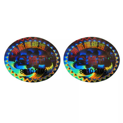 OEM Laser Anti Counterfeiting Label Printing Security Hologram Stickers