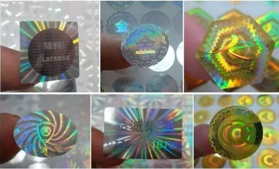OEM Laser Anti Counterfeiting Label Printing Security Hologram Stickers