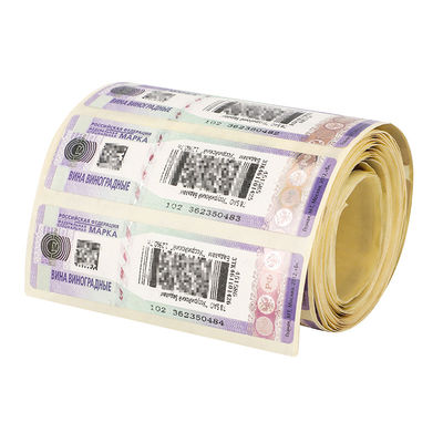 OEM ODM Customized Vinyl Security label Roll/Sheet Glossy/Matt Finish