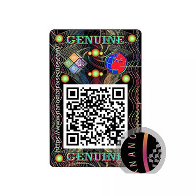QR Code Scanning Query Multi Layer Label Anti Counterfeit Custom Wine Stickers