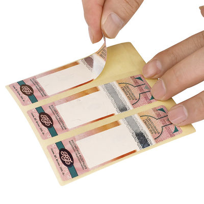 Data Custom Waterproof Label Sticker Anti Counterfeit For Property Rights