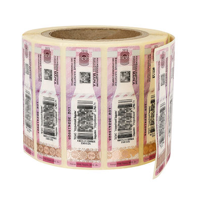 Customized Security Label Stickers Die Cut Sheet/Roll Packing Offset/Silk Screen Printing