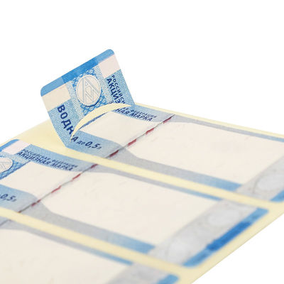 Security Anti Counterfeit Banknote Protection Stickers Custom Printed Paper/PET/Vinyl Labels