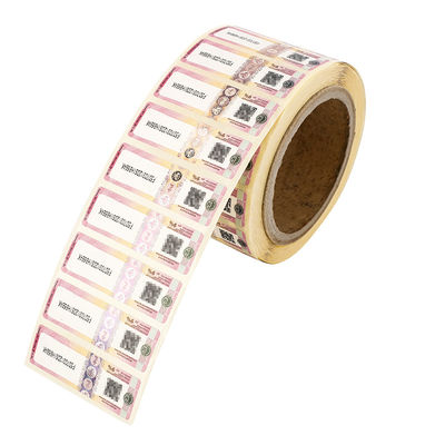 Customized Security Label Stickers With Offset Printing For Tamper Proof Identification