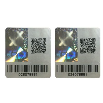 Customized Anti Counterfeiting Security Label Stickers Optically Changeable