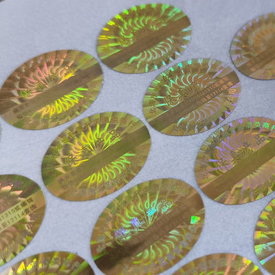 Security 3D Holographic Stickers Printer Laser Custom Logo Hologram Stickers