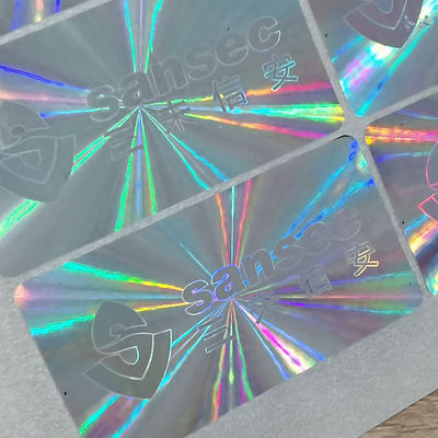 3D Holographic Security Stickers Original Anti Counterfeiting QR Code Stickers