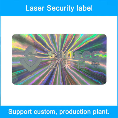 3D Holographic Security Stickers Original Anti Counterfeiting QR Code Stickers