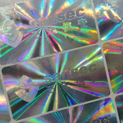 3D Holographic Security Stickers Original Anti Counterfeiting QR Code Stickers