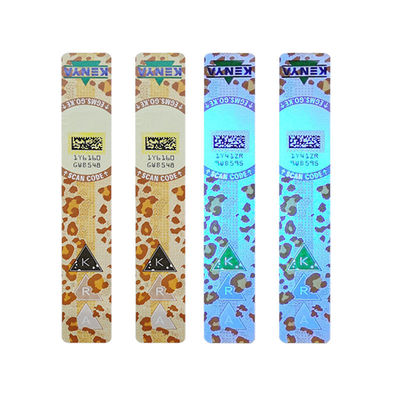 Custom Hologram Stickers with Embossed Effects for Enhanced Packaging