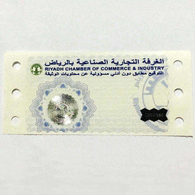 Personalized Digital Printing Security Stickers with Custom Logos and Durable Finishes