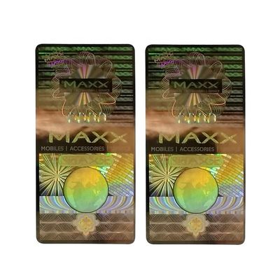 HX-69 Print Custom Security Stickers Anti Counterfeit Laser Label CE