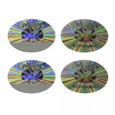 Anti-Counterfeiting 3D Certificate Seal Hologram Security Custom Logo Stickers