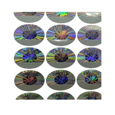 Anti-Counterfeiting 3D Certificate Seal Hologram Security Custom Logo Stickers