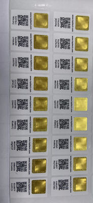 Practicality Self Adhesive Security Labels Barcode Hologram Sticker Security
