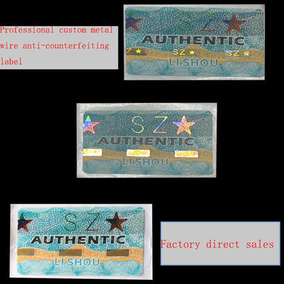 Wine Void Seal Stickers Anti Counterfeiting Private Label Security OEM