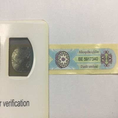 Commodity Custom Wine Bottle Stickers Labels Waterproof Bronzing CE