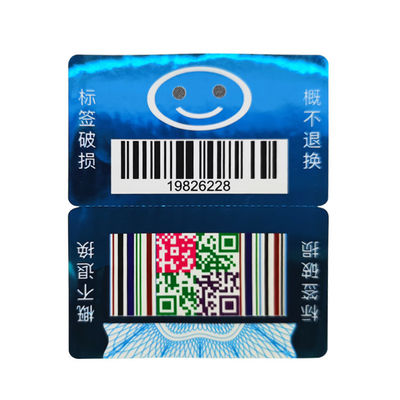 Metalized Double Layer Labels Customized Laser Security Scratch Off Labels