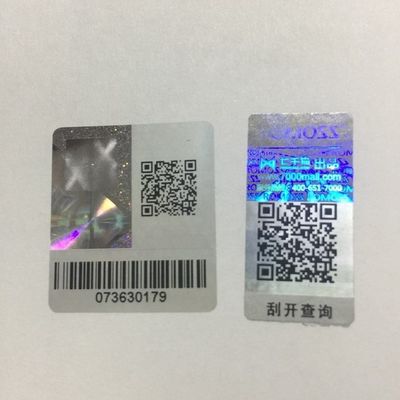 Removable Waterproof Adhesive Label Roll Retail Security Label ROHS
