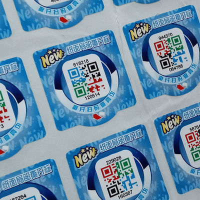 Glossy Plastic Label Sticker Anti Counterfeiting Multi Purpose Label ODM