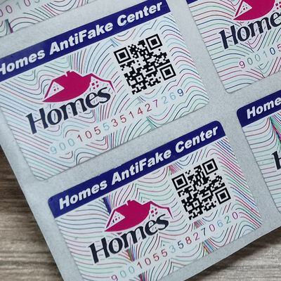 Glossy Plastic Label Sticker Anti Counterfeiting Multi Purpose Label ODM