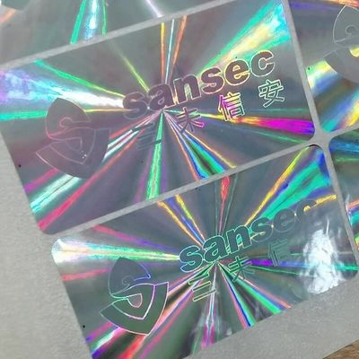 Gloss Laser Anti Counterfeiting Label Adhesive VOID Security Label ROHS