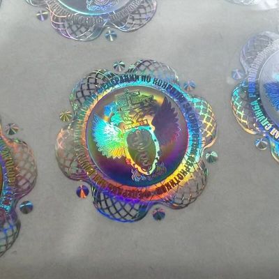 Gloss Laser Anti Counterfeiting Label Adhesive VOID Security Label ROHS