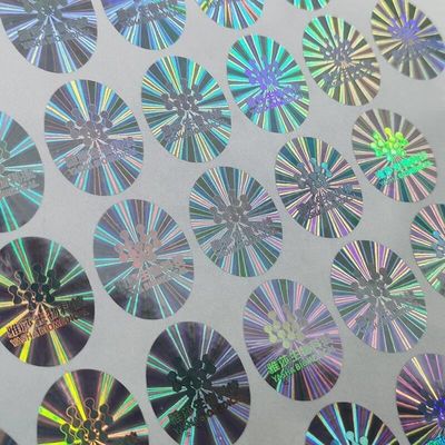 Gloss Laser Anti Counterfeiting Label Adhesive VOID Security Label ROHS