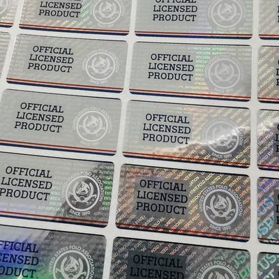 Gloss Laser Anti Counterfeiting Label Adhesive VOID Security Label ROHS
