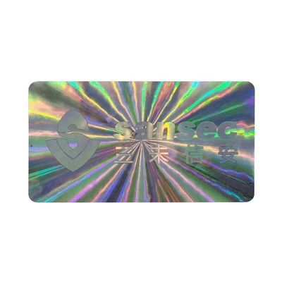 Double Laser Anti Counterfeiting Label Holographic Security Label Hologram