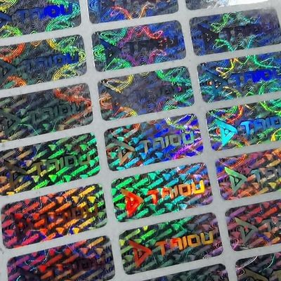 Double Laser Anti Counterfeiting Label Holographic Security Label Hologram
