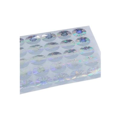 Custom Laser Hologram Label Adhesive Holographic Sticker Printing