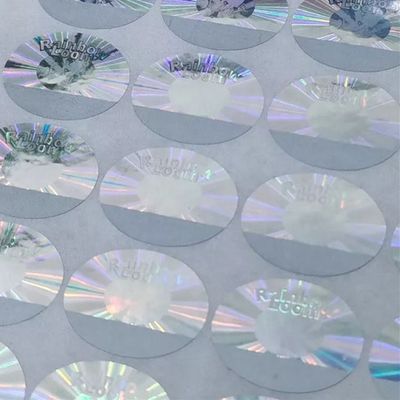 Custom Laser Hologram Label Adhesive Holographic Sticker Printing