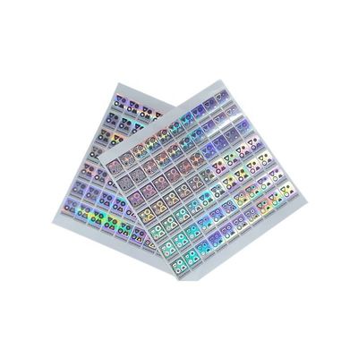 Laser Scratch Off Stickers Labels Custom Adhesive Anti Counterfeiting