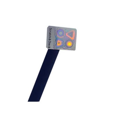 Laser Scratch Off Stickers Labels Custom Adhesive Anti Counterfeiting