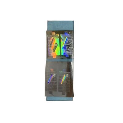 Security Tamper Evident Label Hologram Silver Scratch Off Stickers