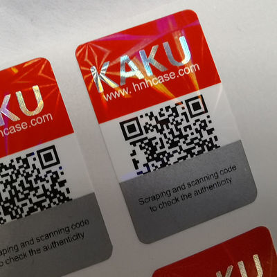Scalability Anti Counterfeit Sticker Custom Holographic Security Stickers ROHS