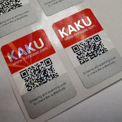 Scalability Anti Counterfeit Sticker Custom Holographic Security Stickers ROHS