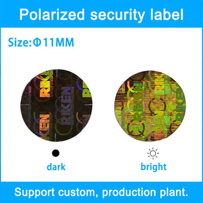 Custom Hologram Sticker Printer Hot Stamping Foil PVC Label Sticker