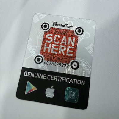 Commodity Anti Counterfeit Sticker Laser Label Sticker Custom ISO9001