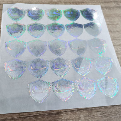 Polarized Custom Laser Stickers Adhesive QR Code Printer Sticker ROHS