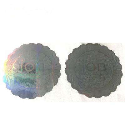 Security Tax Stamps Holographic Custom Foil Stamped Anti Counterfeit Pass Bill