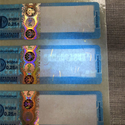 Personalized Holographic Sticker Labels Custom Shape Offset Printed for Security