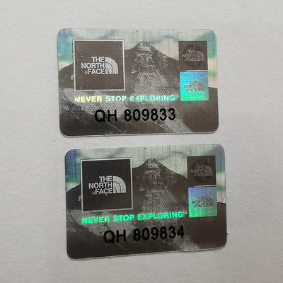 Adhesive Holographic Sticker Vinyl Anti Counterfeit Magnetic Security Stickers