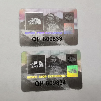 Adhesive Holographic Sticker Vinyl Anti Counterfeit Magnetic Security Stickers