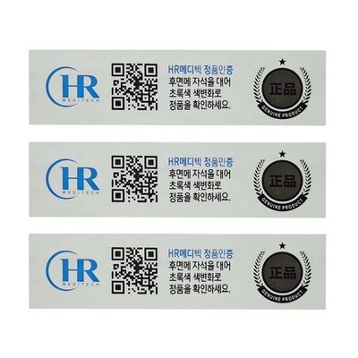 OEM Tax Stamp Duty Anti Counterfeiting Holographic Security Labels