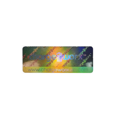 Polarized Revenue Stamp Duty Trademark Laser Cut Stickers Custom ROHS